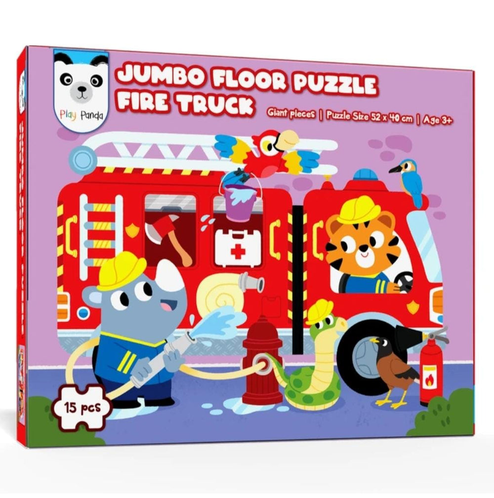 Jumbo Floor Puzzle – Fire Truck (Play Panda)