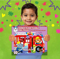 Jumbo Floor Puzzle – Fire Truck (Play Panda)