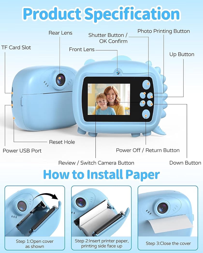 Click. Print. Doodle. – DIY Instant Print Camera for Little Photographers