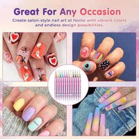 Tiny Canvas, Big Imagination: 12-Colour Nail Art Pen Set
