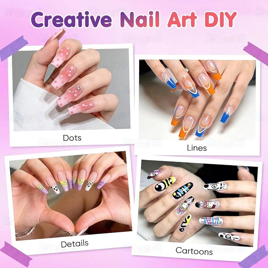 Tiny Canvas, Big Imagination: 12-Colour Nail Art Pen Set